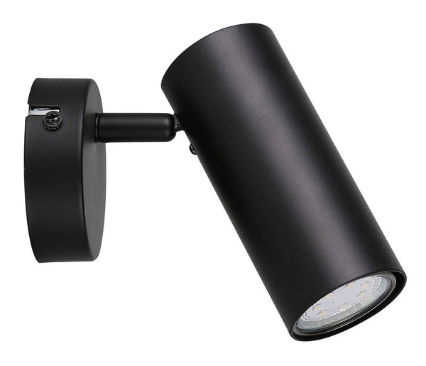 Kinkiet czarny ruchomy metalowy spot Colly 91-01658