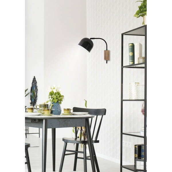 Kinkiet czarny lampa ścienna 40W E27 regulowany Rupi Candellux 21-76687