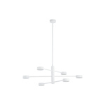 Plafon wewnętrzny do salonu ORBIT VI GX53 8W LED wys. 53-85cm | biały