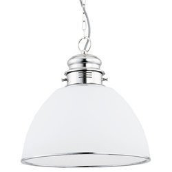 lampa wisząca nad stół Andy chrom śr. 30cm