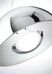 Lampa wisząca chrom metalowa 40cm Dorada 31-26378