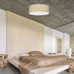 Lampa sufitowa MARSHALL, MLP7489, 60 cm, biały/rattan, 3x60W E27