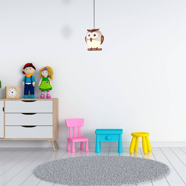 LAMPA WISZĄCA OWL 1XE14 LED ML243
