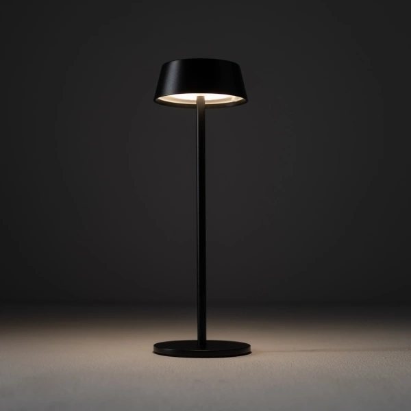 Lampa przenośna AMY LED 2W 3000K 170lm wys.32.5cm szer.10.8 IP54 ściemniacz włącznik | Czarny 11532