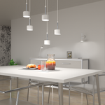 Lampa wisząca ARENA, MLP7781, biały/srebrny, 5x11W GX53