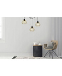Lampa wisząca typu pająk druciak złote klosze loft 3