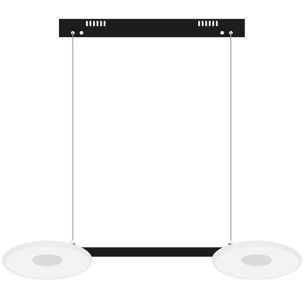 Lampa wisząca GIRO LED, max zwis 100 cm, śr 65 cm