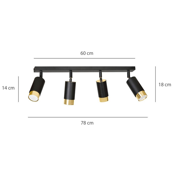 HIRO 4 BL/GOLD