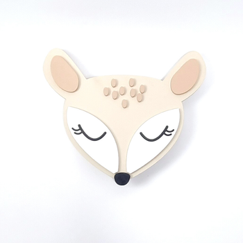 Lampka nocna dla dzieci LED drewniana Sarenka z pilotem