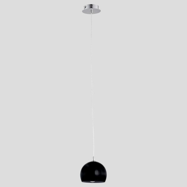 Lampa wisząca zwis WATERFALL czarna śr. 14cm