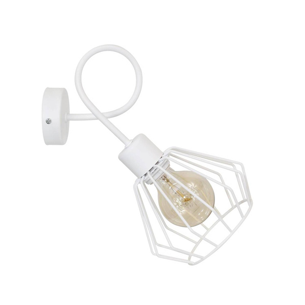 Lampa ścienna dla dziecka kinkiet szary Edison Loft
