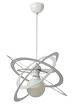 Lampa sufitowa do pokoju dziecięcego szara nowoczesna Sferis 1XE27 Led 