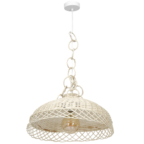 Lampa wisząca VIMINI WHITE 1xE27