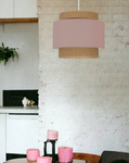 Lampa wisząca do pokoju dziecka w stylu Boho Cappuccino 2xE27