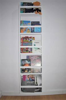 Regał dziecięcy drewniany półka modułowa biała