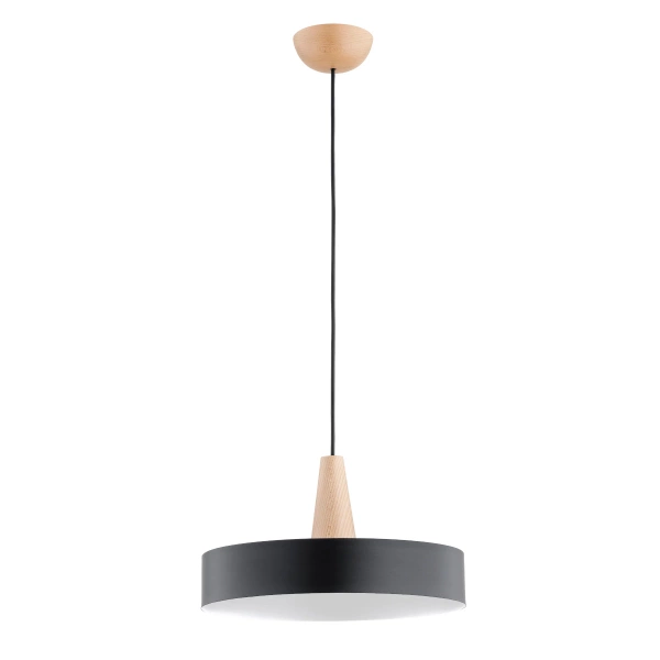 Lampa wisząca ALFA DAKOTA DREWNIANA 1xE27 34cm | 61263