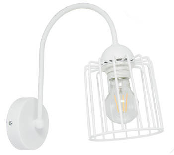 KINKIET ARCANA BIAŁY TUBA