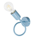 Lampa ścienna kinkiet do pokoju dziecka niebieski w stylu loft Mondo 1xE27 Led 