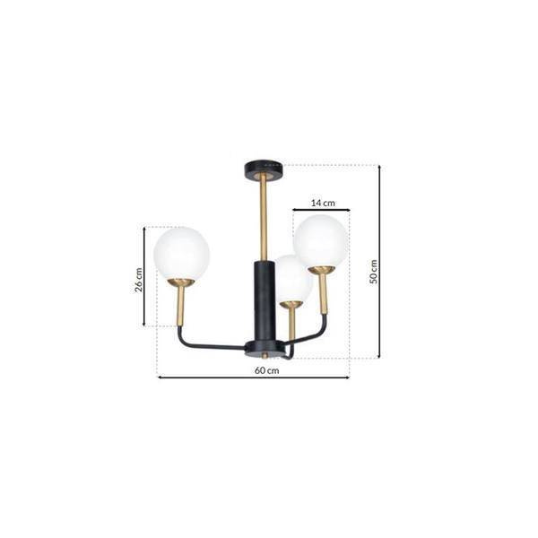 Nowoczesna lampa sufitowa żyrandol GENEVA MLP5667