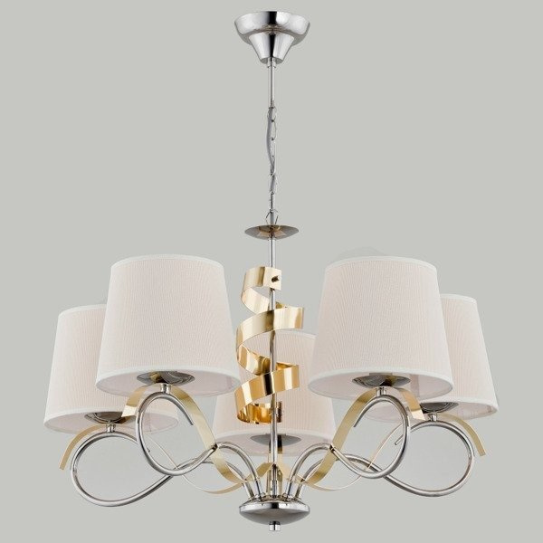 Nowoczesna lampa sufitowa SANDRA V chrom śr. 69cm