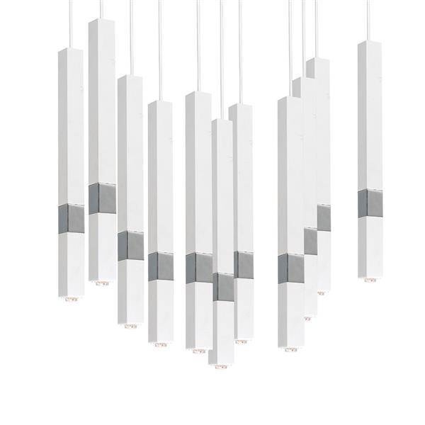 Lampa wisząca CASTRO WHITE / CHROME 11xG9 MLP6562