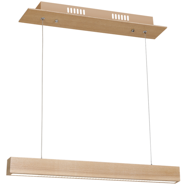 Lampa wisząca TIMBER, naturalne drewno, 12W LED, barwa ciepła 3000K, MLP567