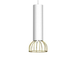 Lampa wisząca DANTE, MLP7254, biały/złoty, 1x8W LED GU10