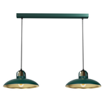 Lampa wisząca FELIX GREEN/GOLD 2xE27