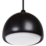 Lampa wisząca nad stół drewniana czarna ACORN I