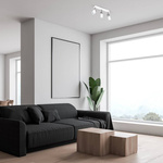 Lampa sufitowa nowoczesna reflektorek spot JOKER III biały szer. 45cm