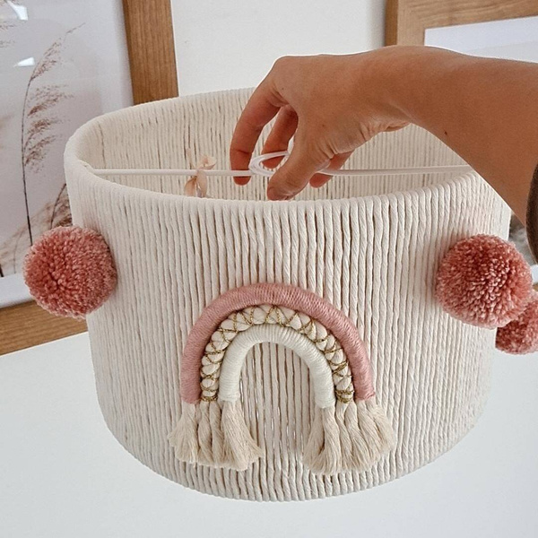 Lampa dla dziewczynki w stylu Boho Różowa Kraina 