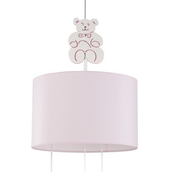 Różowa lampa do pokoju dziewczynki  HONEY 47cm