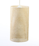 Lampa w stylu Boho Rotang z naturalnego ratanu- średnica 25 cm 