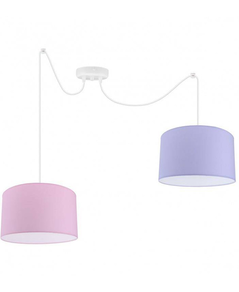 Lampa do pokoju dziecka typu Pająk z kolorowymi abażurami