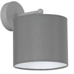 NOWOCZESNY KINKIET BARI GREY 1xE27 MLP4683