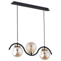 Nowoczesna lampa wisząca KORDA GOLD OP. OŚW. 3 PŁ