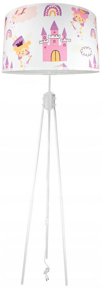 Lampa ścienna do pokoju dziewczynki różowa Wróżki