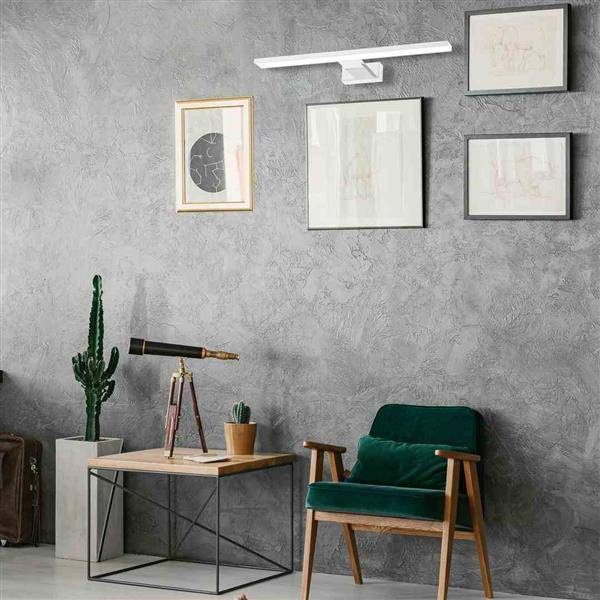 Kinkiet PINTO WHITE 12W LED 50cm | Biały 