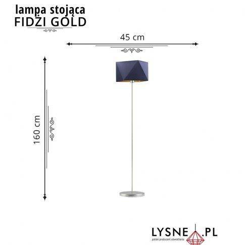 Lampa podłogowa FIDŻI GOLD