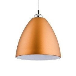 Lampa wisząca zwis DAWID złoty/chrom śr. 23cm
