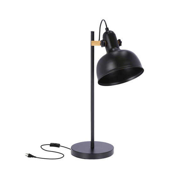 Lampka stołowa czarna regulowana Reno 41-80066 