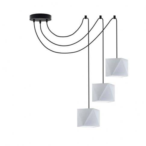 Lampa wisząca do pokoju dziecięcego miętowa Świetlisty Diamencik