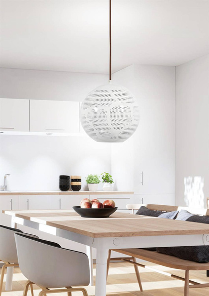 Lampa sufitowa wisząca 1X60W E27 ażurowy biały BENE 31-70579