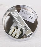 Lampa wisząca sufitowa srebrna szklany klosz E27 Libano Candellux 31-51646