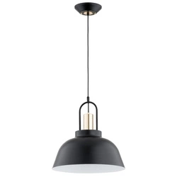 Lampa wisząca ALFA MIRAVE CZARNO-ZŁOTA 1xE27 40cm | 61319