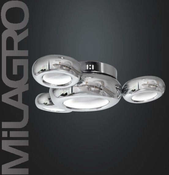 Lampa sufitowa chrom LED SPACE 55cm 