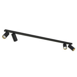 Lampa punktowa listwa natynkowa MONO IV dł. 118cm GU10 | czarny złoty