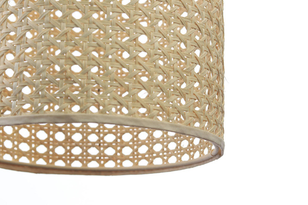 Lampa w stylu Boho Rotang z naturalnego ratanu- średnica 25 cm 