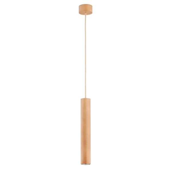 Lampa wisząca ALFA ANAID RUSTIKAL DREWNIANA 1xGU10 LED 9cm | 61162