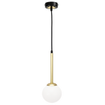 Lampa sufitowa nowoczesna PARMA I czarny/biały śr. 14cm